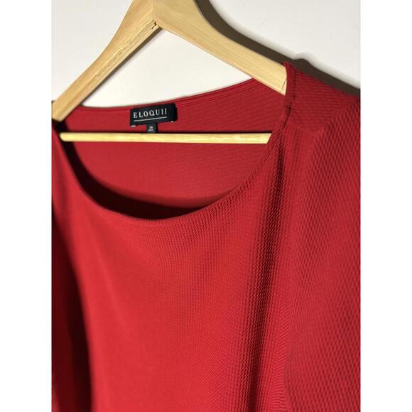 Eloquii Sz 20 Red Blouse - Picture 2 of 4